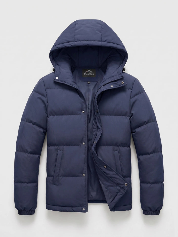 Owen – Warm Hooded Padded Puffer Jacket for Men with Pockets