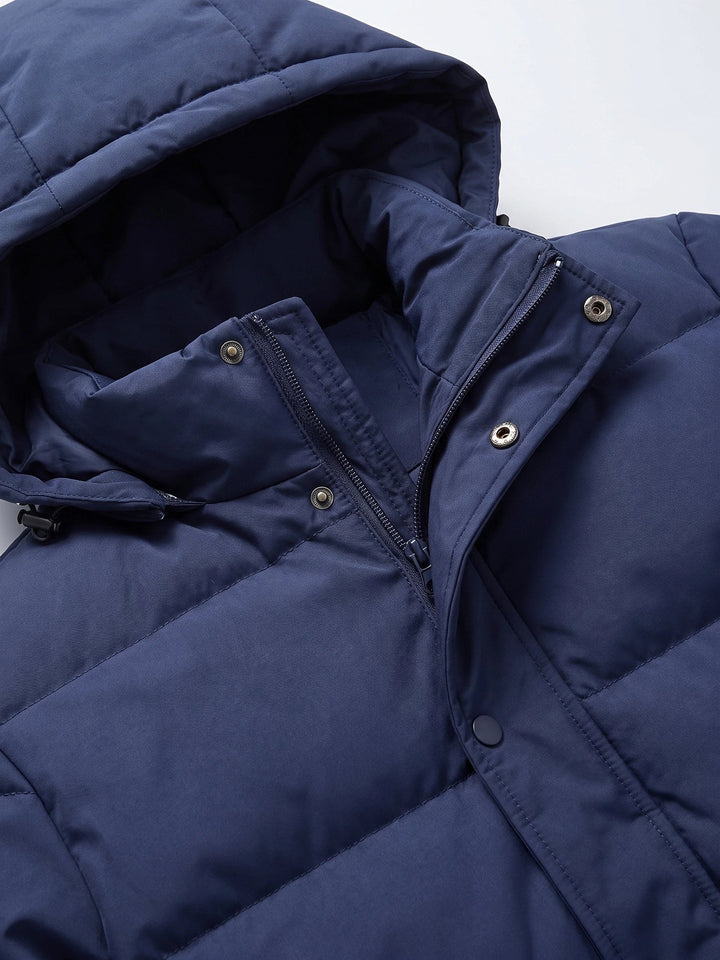 Owen – Warm Hooded Padded Puffer Jacket for Men with Pockets