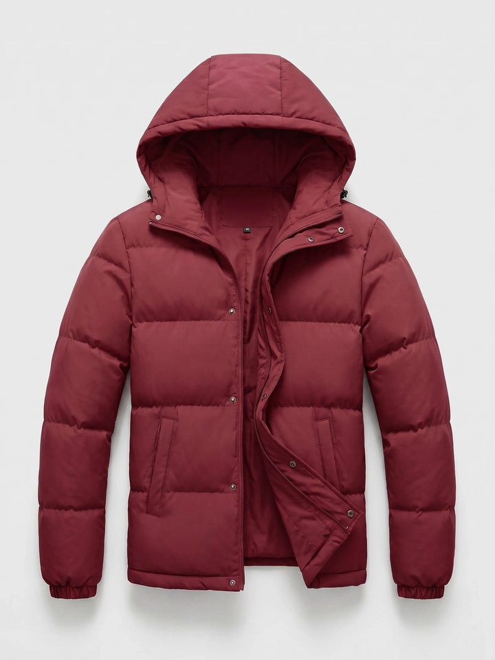 Owen – Warm Hooded Padded Puffer Jacket for Men with Pockets