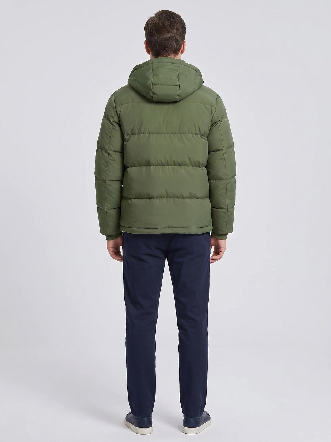 Owen – Warm Hooded Padded Puffer Jacket for Men with Pockets
