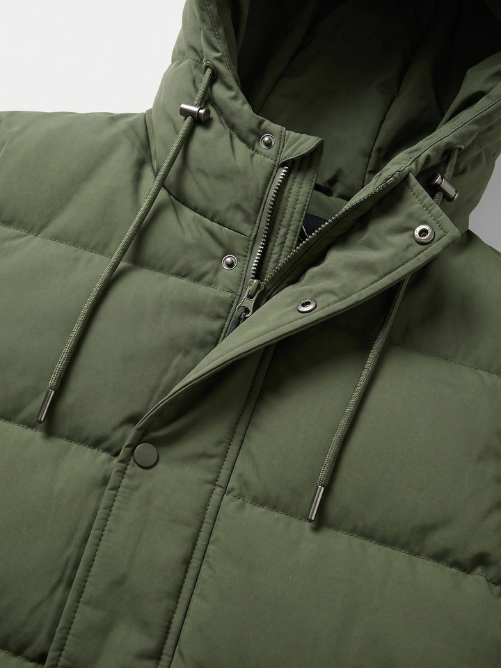 Owen – Warm Hooded Padded Puffer Jacket for Men with Pockets