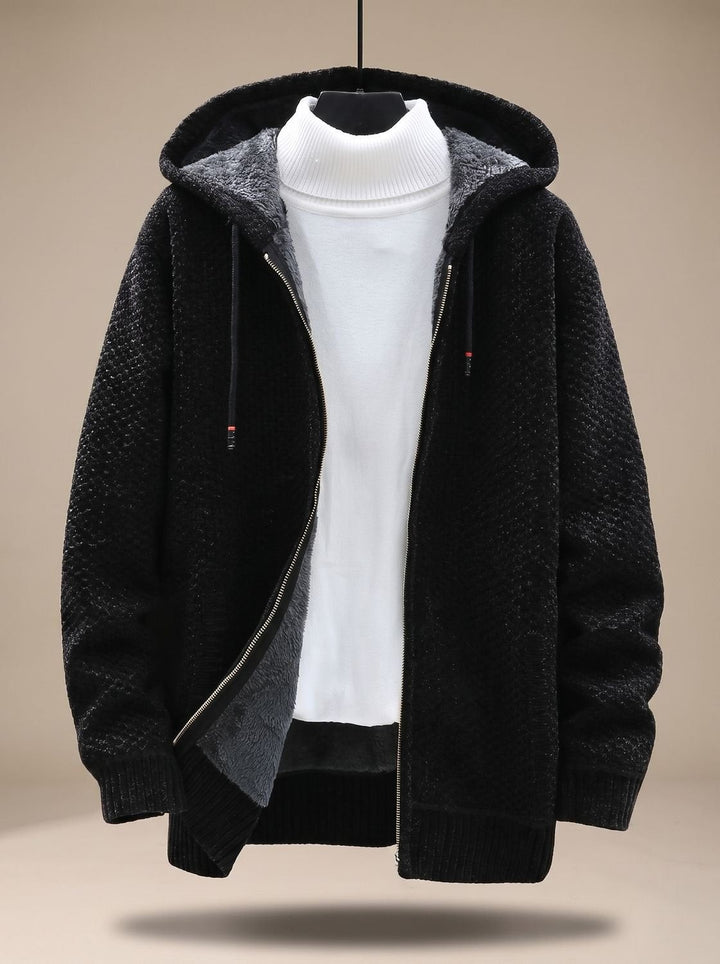Hooded Knit Cardigan for Men — Rupert, image 7