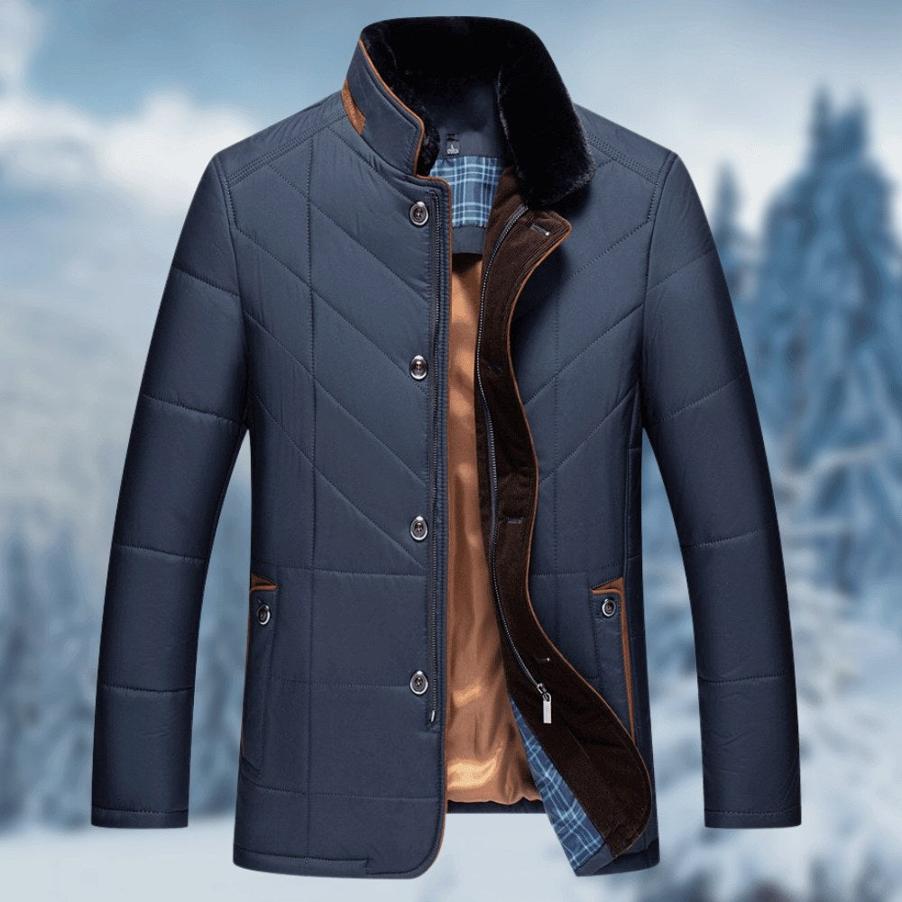 Quentin — Diamond Quilted Padded Jacket, Moraine Fashion