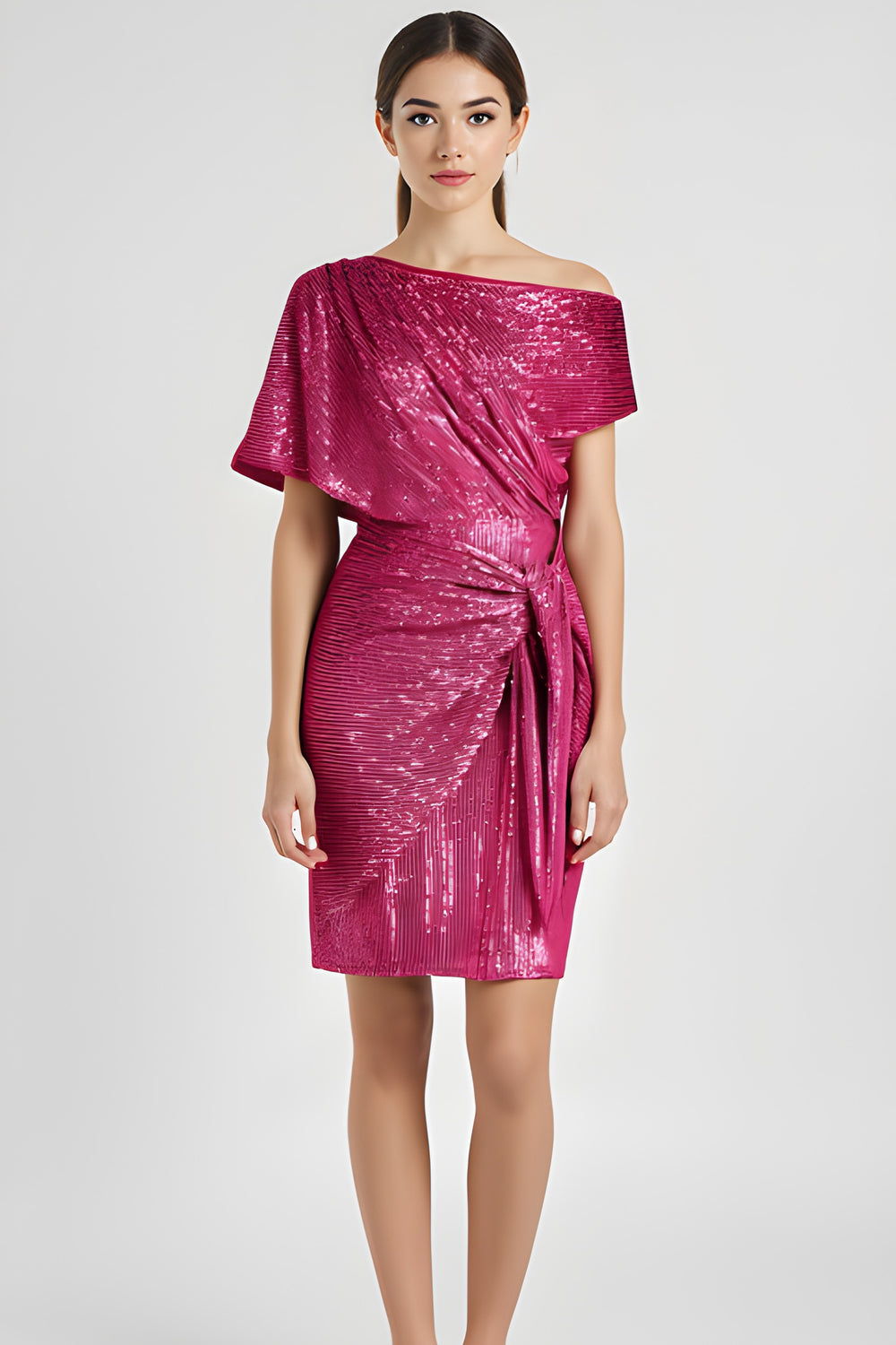 Rhiannon — Sparkle Sequin Party Mini Dress for Women, Moraine Fashion