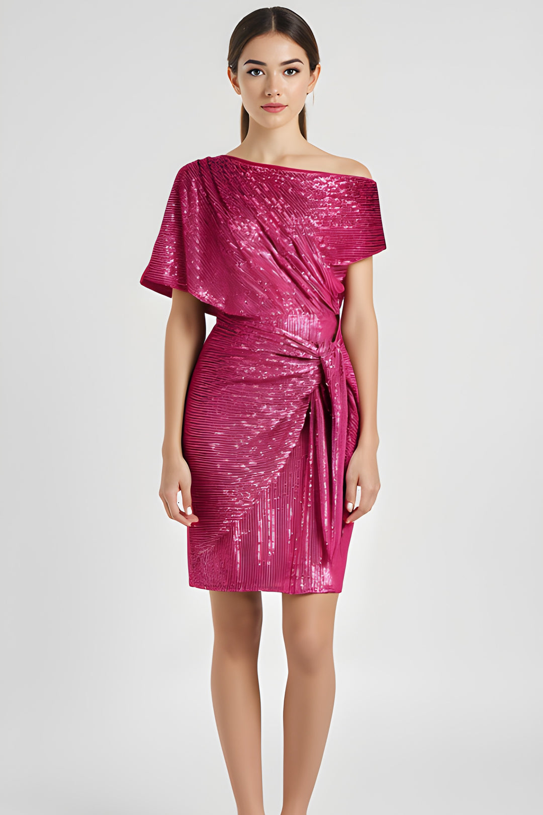 Rhiannon — Sparkle Sequin Party Mini Dress for Women, Moraine Fashion