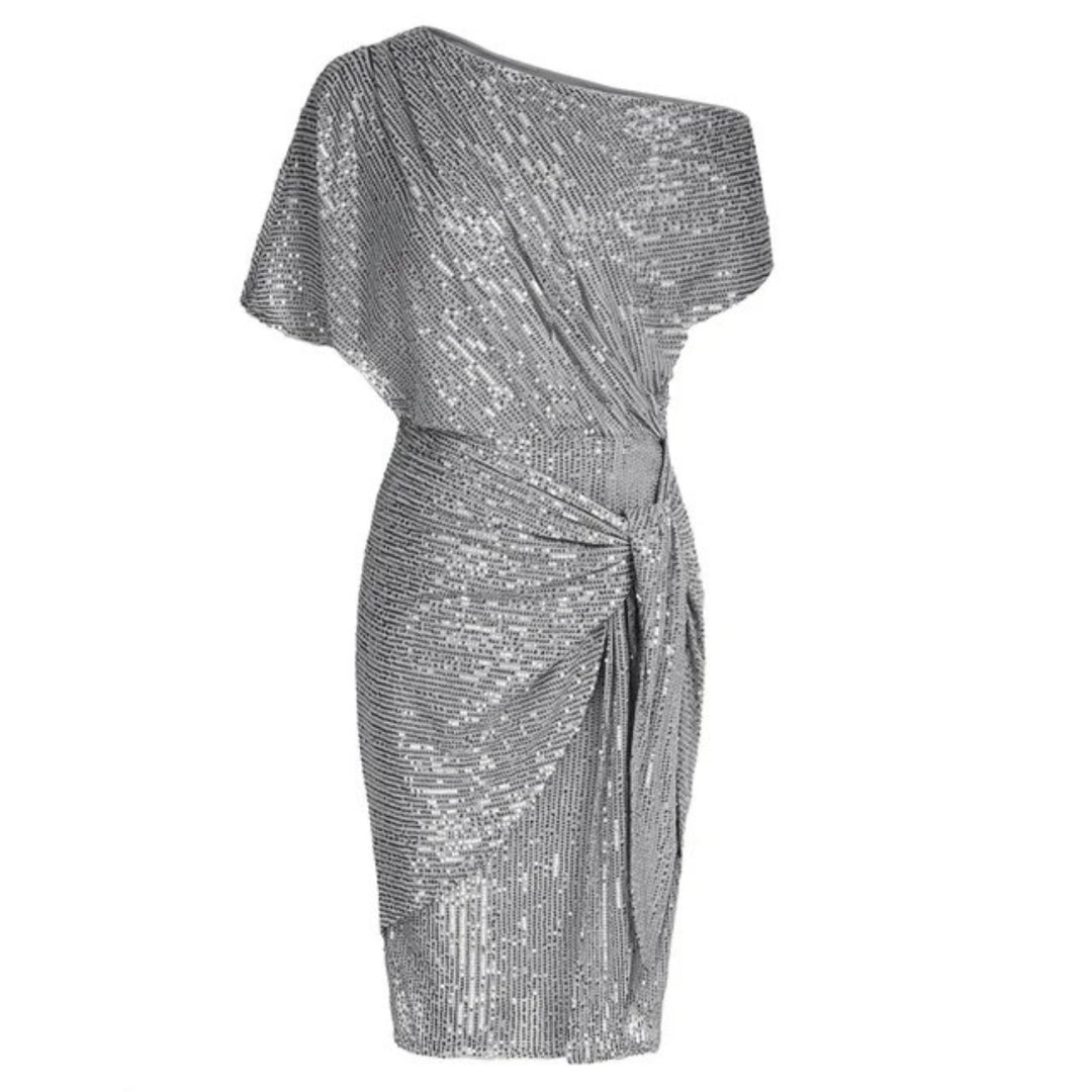Rhiannon — Sparkle Sequin Party Mini Dress for Women, Moraine Fashion