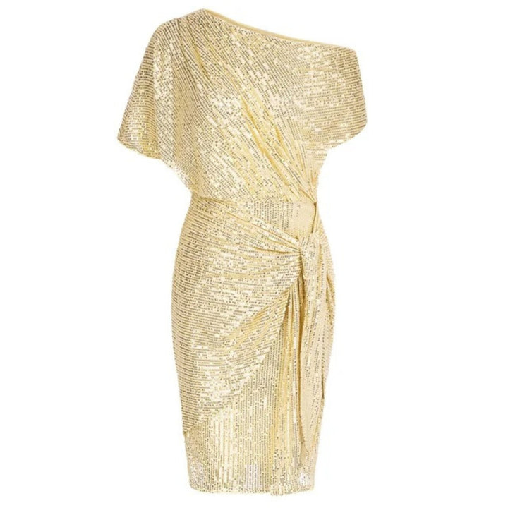 Rhiannon — Sparkle Sequin Party Mini Dress for Women, Moraine Fashion