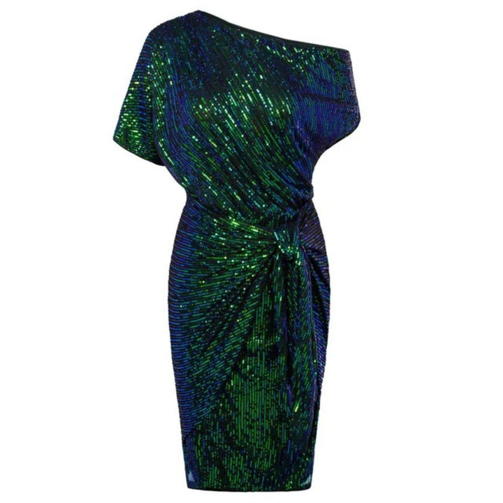Rhiannon — Sparkle Sequin Party Mini Dress for Women, Moraine Fashion