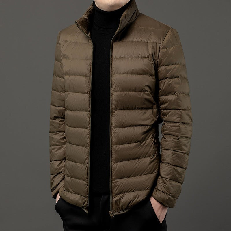 Rufus — Slim Fit Lightweight Puffer Jacket, Moraine Fashion