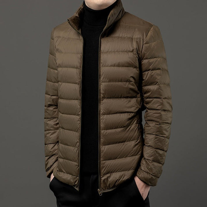 Rufus — Slim Fit Lightweight Puffer Jacket, Moraine Fashion