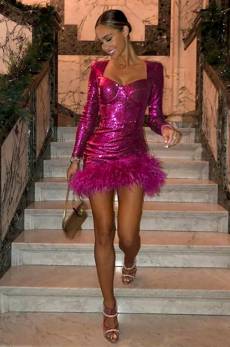 Eleri — Sequin Christmas Party Dress for Women