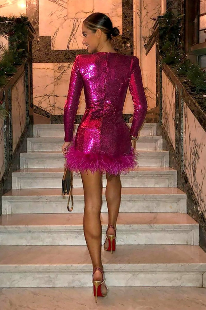 Eleri — Sequin Christmas Party Dress for Women