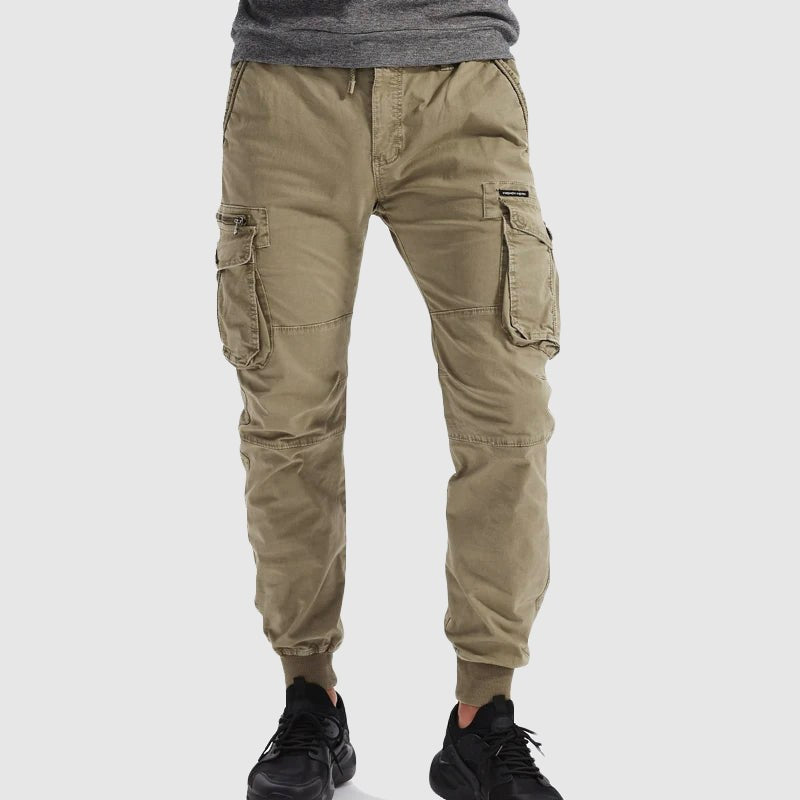 Tactical Cargo Joggers with Cuffs — Stanley, Grey