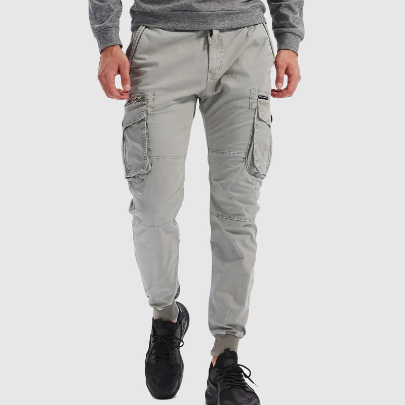 Tactical Cargo Joggers with Cuffs — Stanley, Green