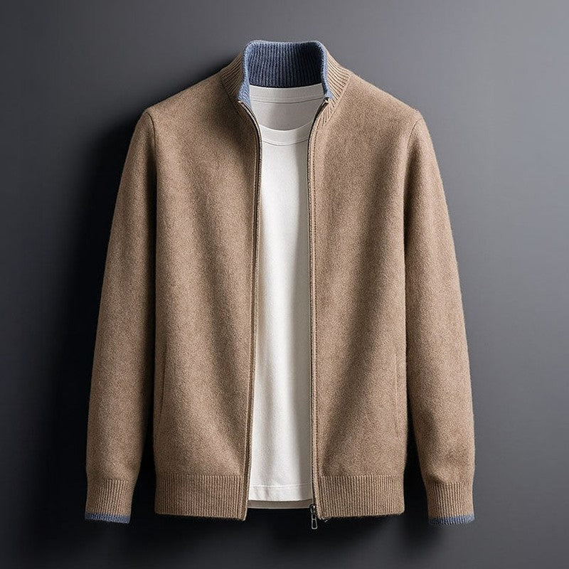 Zip Front Cardigan for Men — Felix, image 1