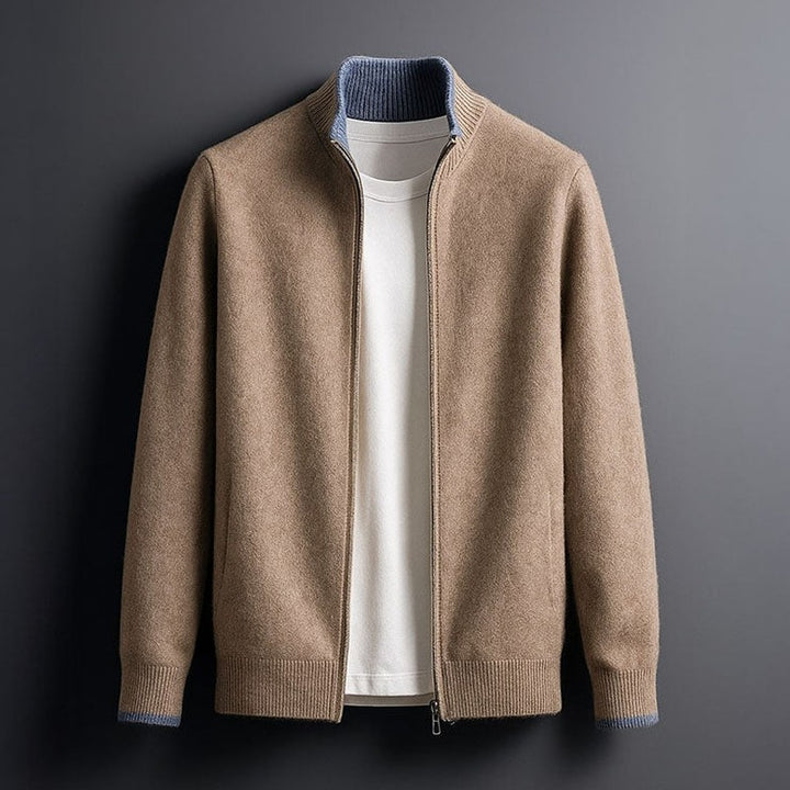 Zip Front Cardigan for Men — Felix, image 1