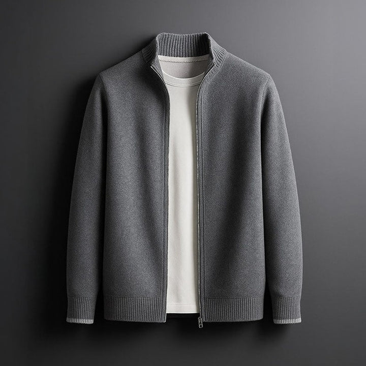 Zip Front Cardigan for Men — Felix, image 2