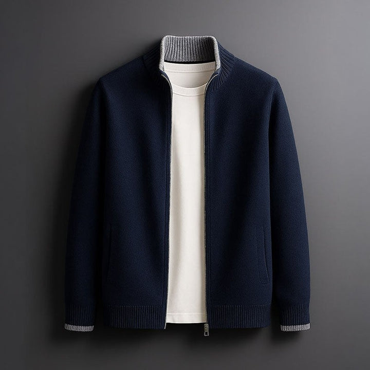 Zip Front Cardigan for Men — Felix, image 3