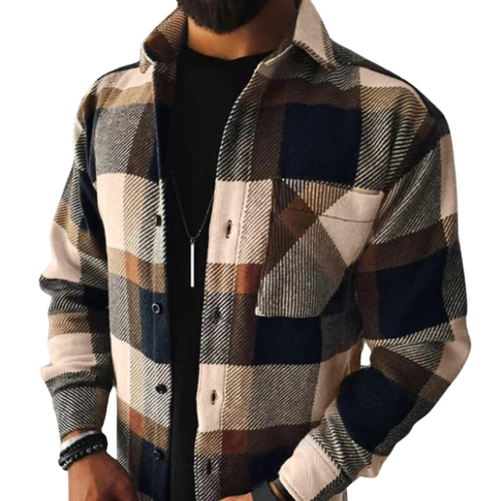 Ulric — Wool Blend Check Shacket (3), Moraine Fashion
