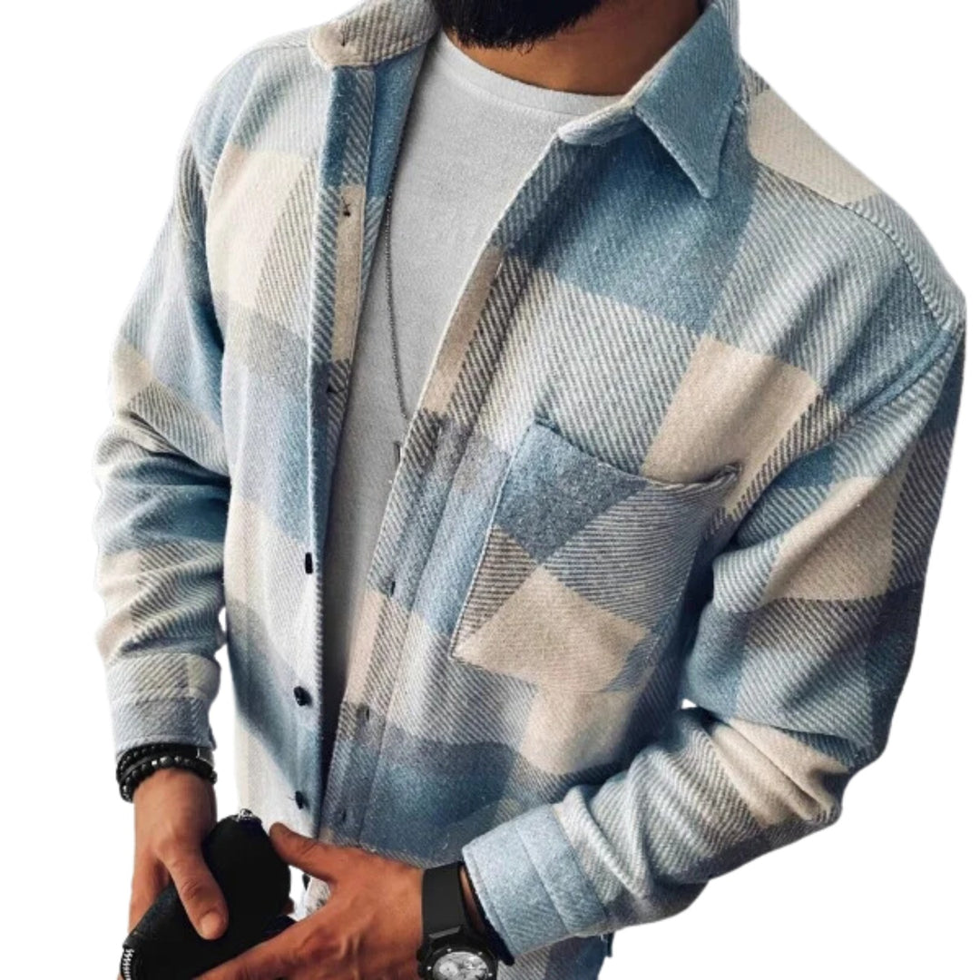 Ulric — Wool Blend Check Shacket (4), Moraine Fashion