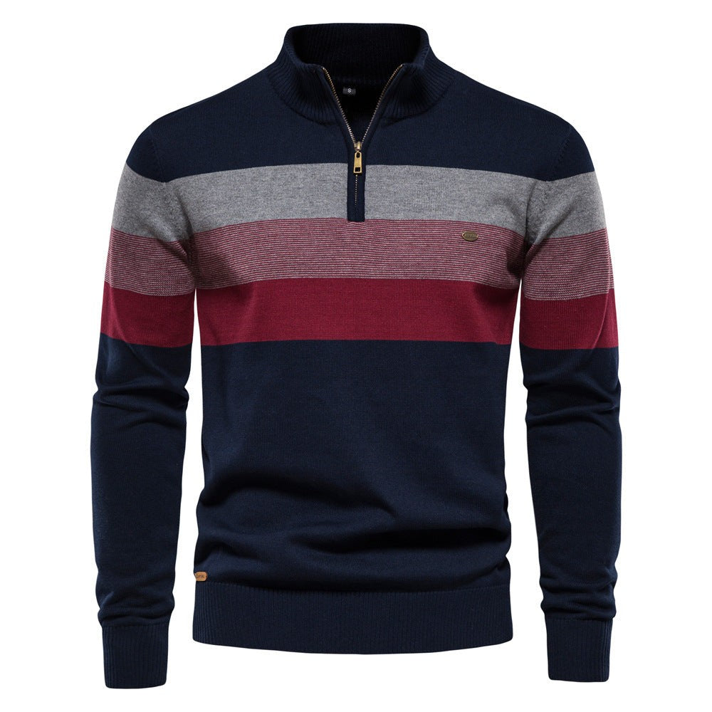 Colour Block Half Zip Jumper for Men — Hugo, image 1