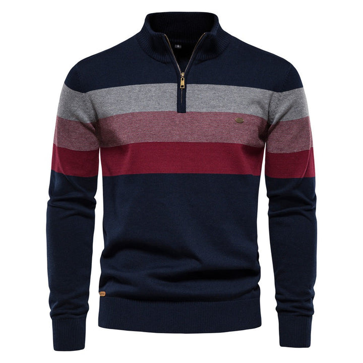 Colour Block Half Zip Jumper for Men — Hugo, image 1