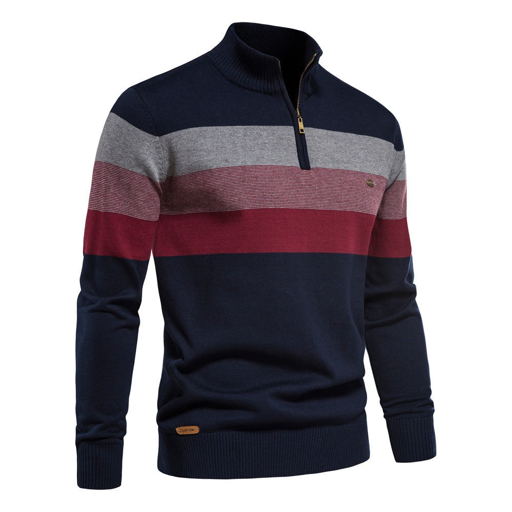 Colour Block Half Zip Jumper for Men — Hugo, image 2