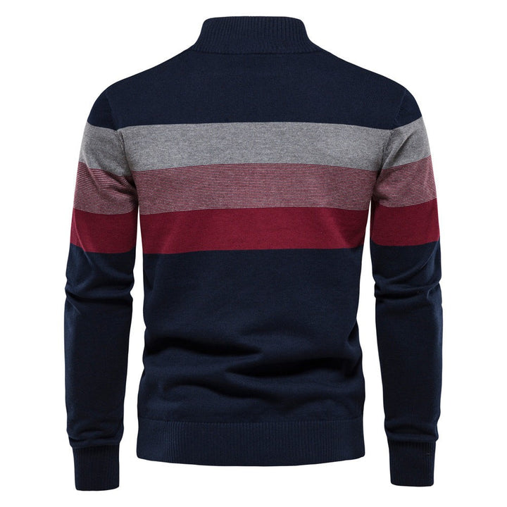 Colour Block Half Zip Jumper for Men — Hugo, image 3