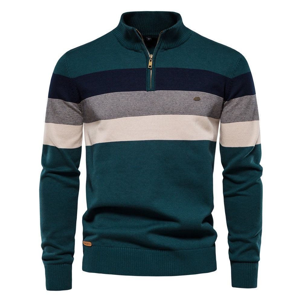Colour Block Half Zip Jumper for Men — Hugo, image 5