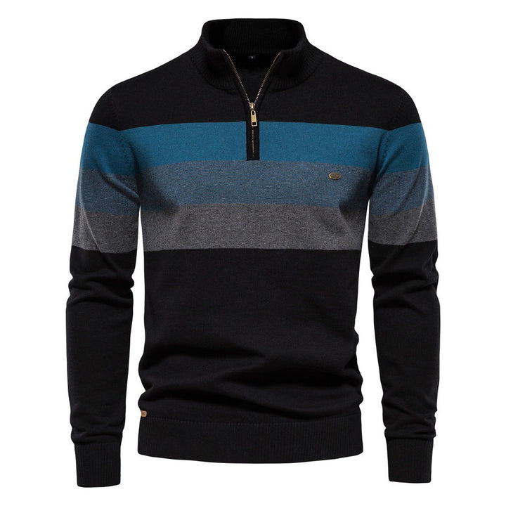 Colour Block Half Zip Jumper for Men — Hugo, image 6
