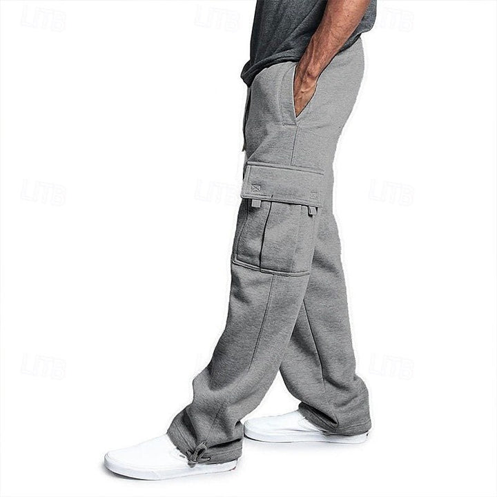 Relaxed Fit Cargo Joggers — Wallace, Royal Blue