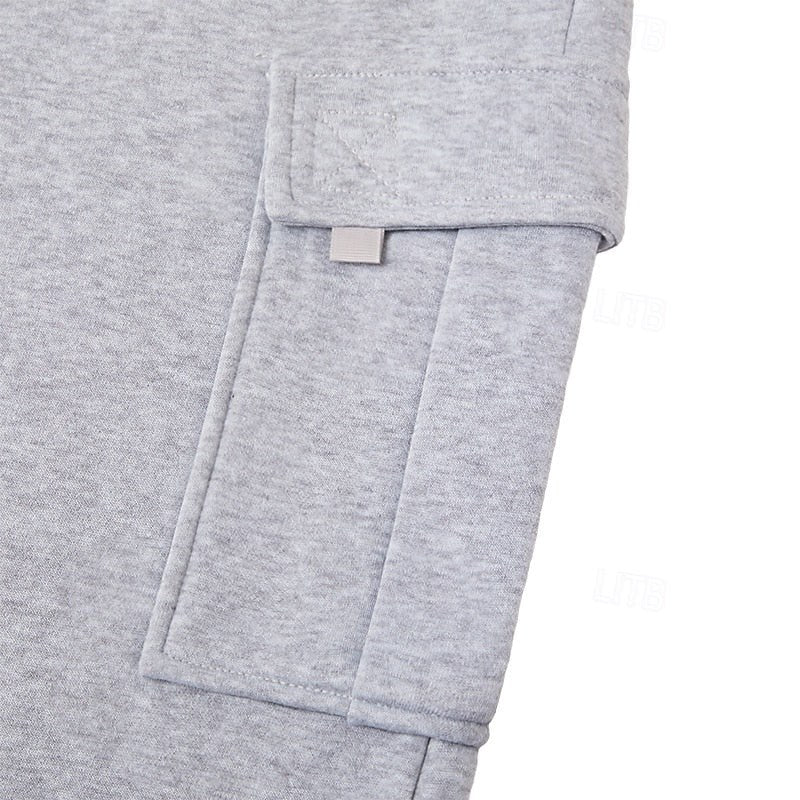 Relaxed Fit Cargo Joggers — Wallace, Royal Blue