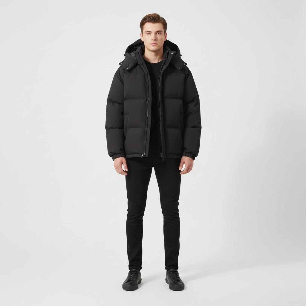 Yestin — Hooded Quilted Puffer Jacket (4), Moraine Fashion