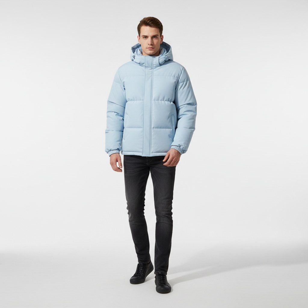 Yestin — Hooded Quilted Puffer Jacket (6), Moraine Fashion
