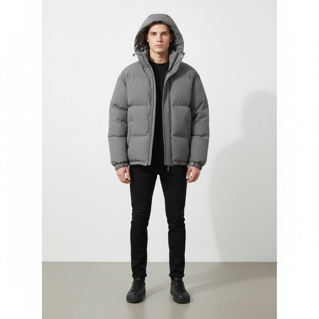 Yestin — Hooded Quilted Puffer Jacket (8), Moraine Fashion