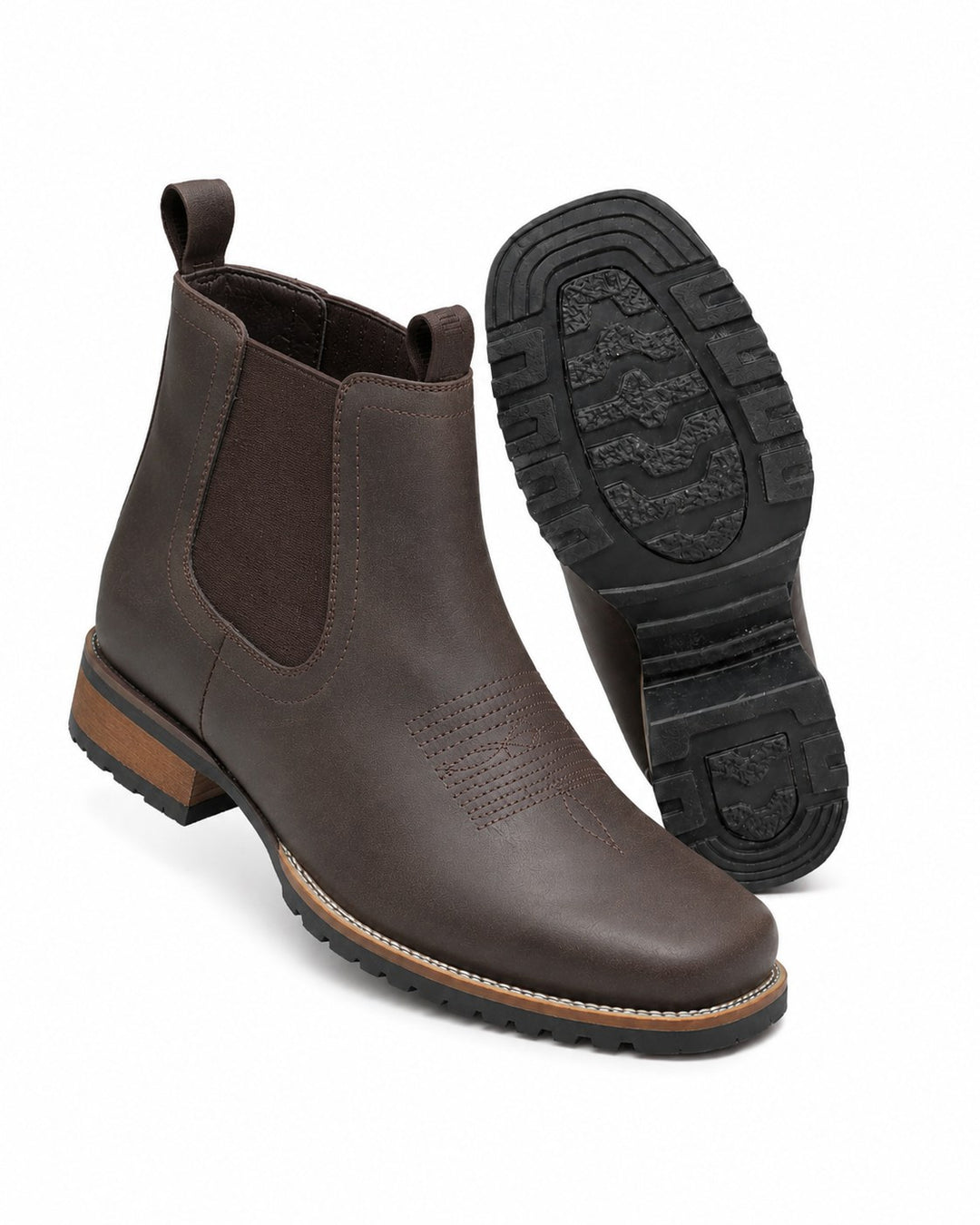 Zachary — Pull Tab Chelsea Ankle Boots, Moraine Fashion